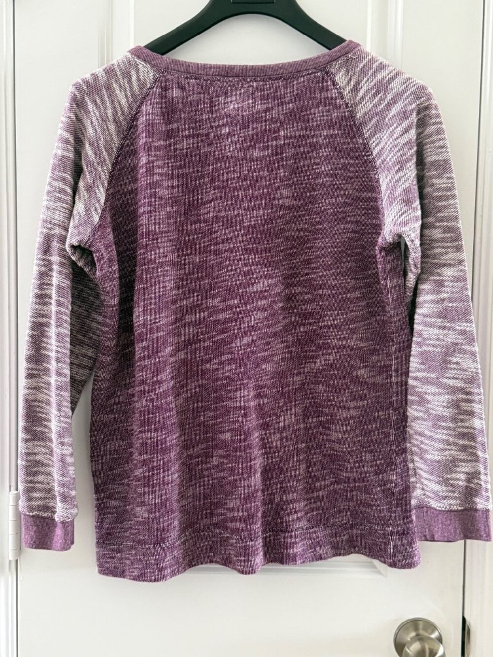 Champion Womens Purple Heathered Long Sleeve Pullover Sweatshirt Size XL - Picture 3 of 5